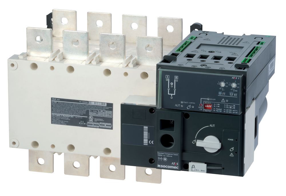 Kit de conexión de las tensiones y alimentación para ATyS  de 4 polos de 800 hasta 1000A con neutro a la derecha
