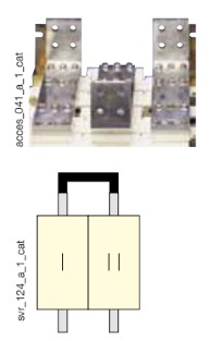 Pletinas de puenteado ATyS M de 40 a 125A, 4 polos