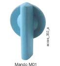 Mando para accionamiento directo para SIRCO M1/M2 (azul) 16A a 80A