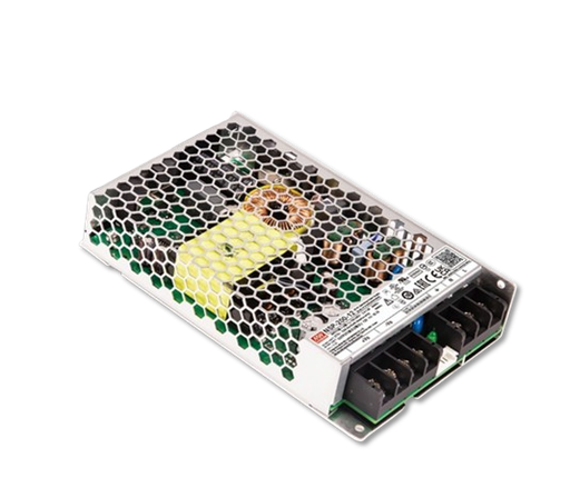 Fuente de Poder Industrial AC/DC 200W MEAN WELL NSP-200 con PFC Alta Confiabilidad