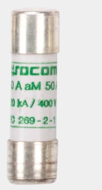 Fusibles cilíndricos 22x58 de tipo aM de 63A 690VAC sin percutor Socomec
