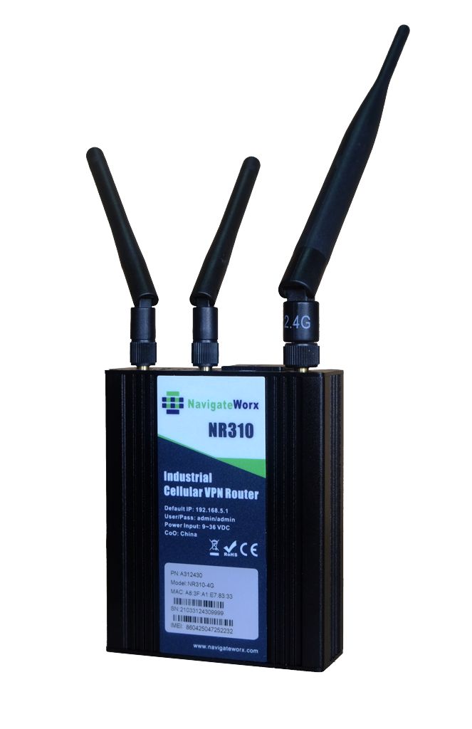 Router celular 4G LTE Navigateworx A312430 con WIFI y accesorios