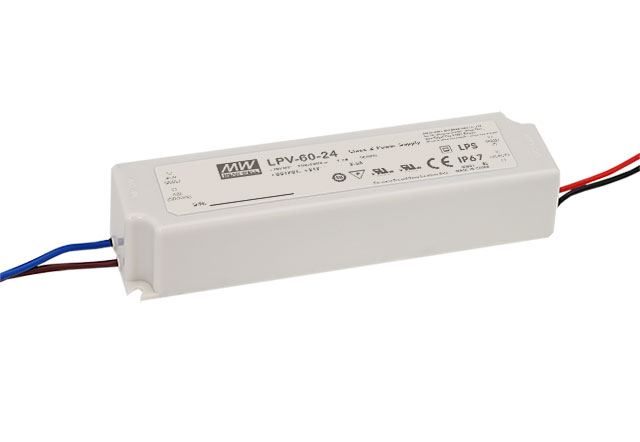 Driver LED Mean Well LPV-60-48 48VDC 60W 1.25A