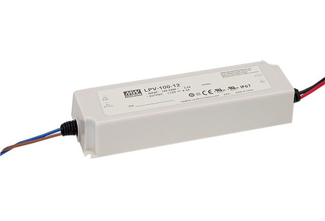 Driver LED Mean Well LPV-100-48 48VDC 100.8W 2.1A