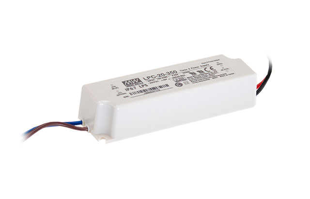 Driver LED Mean Well LPC-20-350 9-48VDC 16.8W 350mA