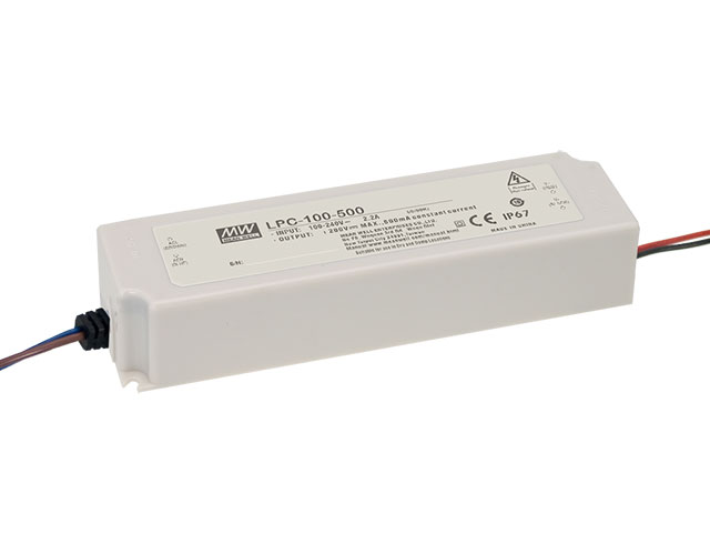 Driver LED Mean Well LPC-100-1050 48-96VDC 100.8W 1050mA