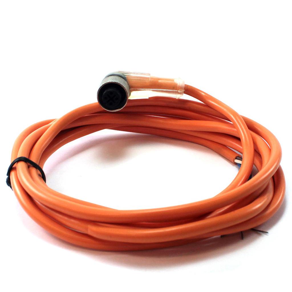 Cable con Conector M12 90º 4 pines 2m