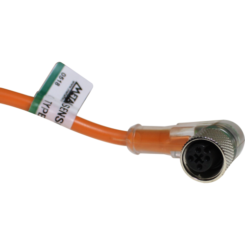 Cable con Conector M12 90º 4 pines LED NPN 5m