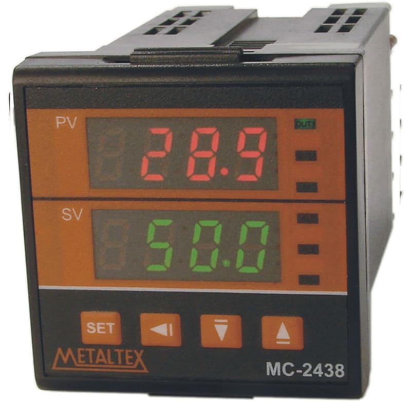 Controladora Temperatura 48X48mm 1 Salida Relé, 1 Alarma, 100-240VCA