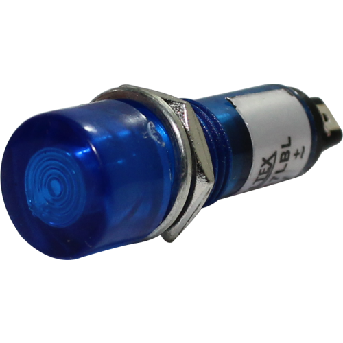 Señalero LED 11mm 12VCA/CC azul