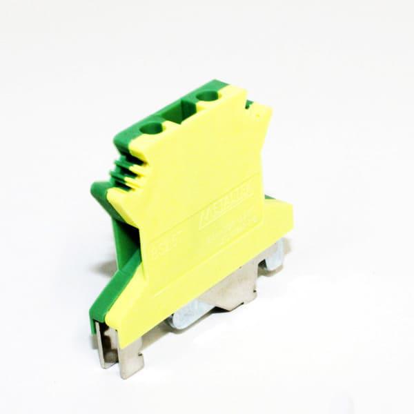Bornera tierra verde/amarillo 2,5mm² conexión a través de tornillo