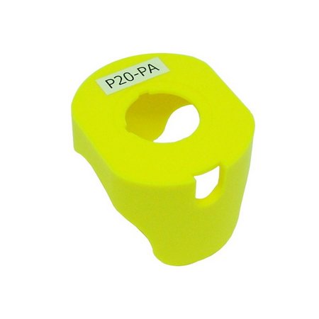 Protector plástico amarillo para Botonera Emergencia 22mm