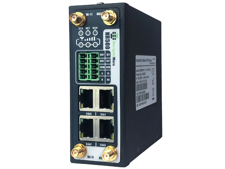 Router 3G PRO Industrial Navigateworx A504333 Dual SIM,4LAN,VPN con acc