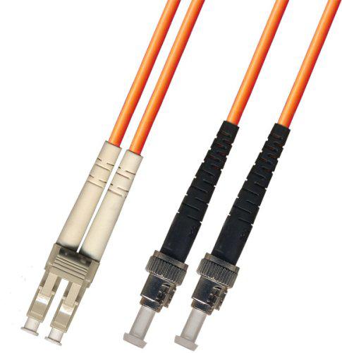 LC/UPC-ST/UPC Duplex OM1 62.5/125 Fiber Patch Cable 50M