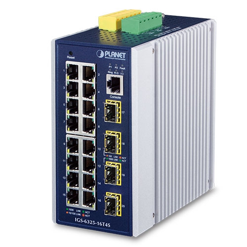 Switch Ethernet industrial L3 de 16 puertos 10/100/1000T + 4 puertos 1G/2.5G SFP
