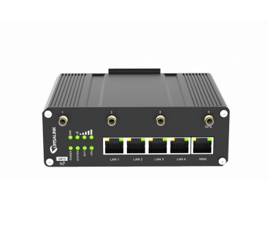 Router LTE 4G/5LAN/1xRS232/1x485/WLAN/GPS/POE