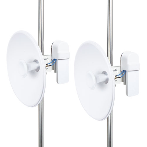 IP65 802.11ac 5GHz 900Mbps TDMA Outdoor Long Range Wireless CPE Kit (11ac WAVE 2, TDMA MU-MIMO, including 2 x 29dBi dish antenna, One-click PtP(Master/Slave), Max. 20Km@100Mbps, 2 x 10/100/1000T RJ45, 802.3at PoE PD, VLAN transparent, -40 to 75C)
