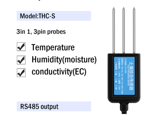 Sensor de temperatura, humedad RS485