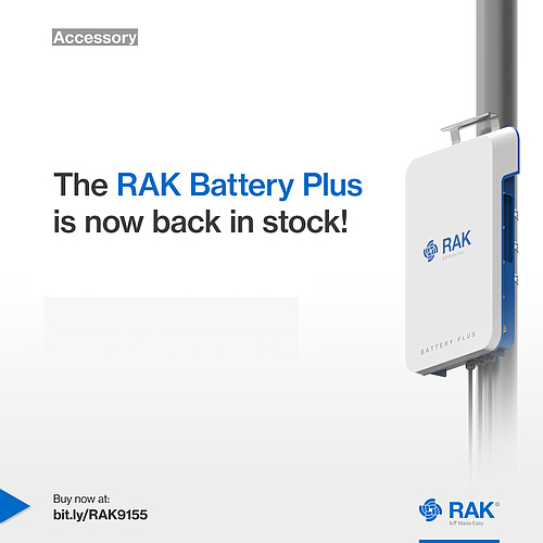 RAK9155 RAK Battery Plus