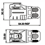 Conector Serie LP-16 RJ45 Plug Soldar CNLINKO