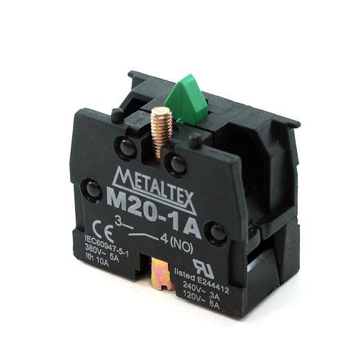 Bloque de contacto 1NA para Botón M20/P20
