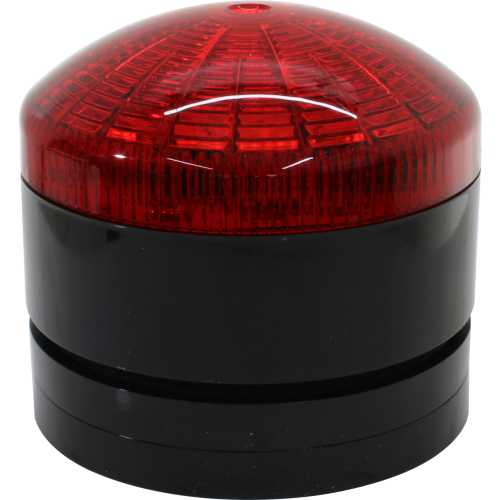 [STX-24DA-R] Señalizador pulsante de luz xenon IP65 serie STX (Rojo, 12 a 24VAC-DC)