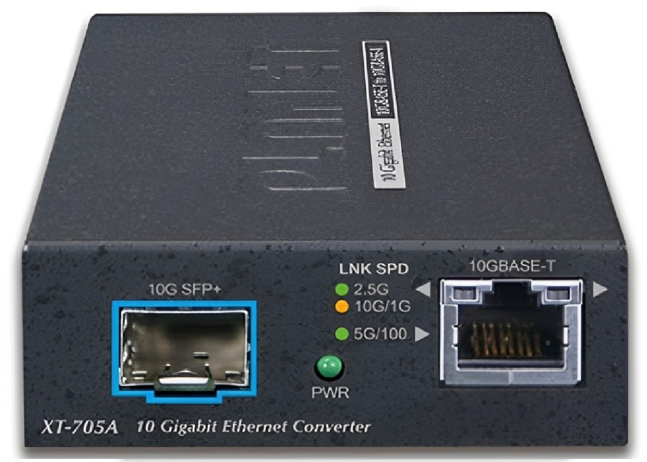 [XT-705A] Convertidor de medios de cobre 10G-5G-2.5G-1G-100M a 10GBASE-X SFP+ (2)