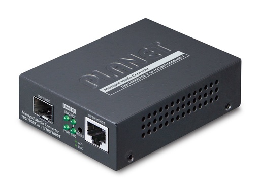 [GT-915A] Conversor de medios administrable SFP 10-100-1000BASE-T a 100-1000BASE-X