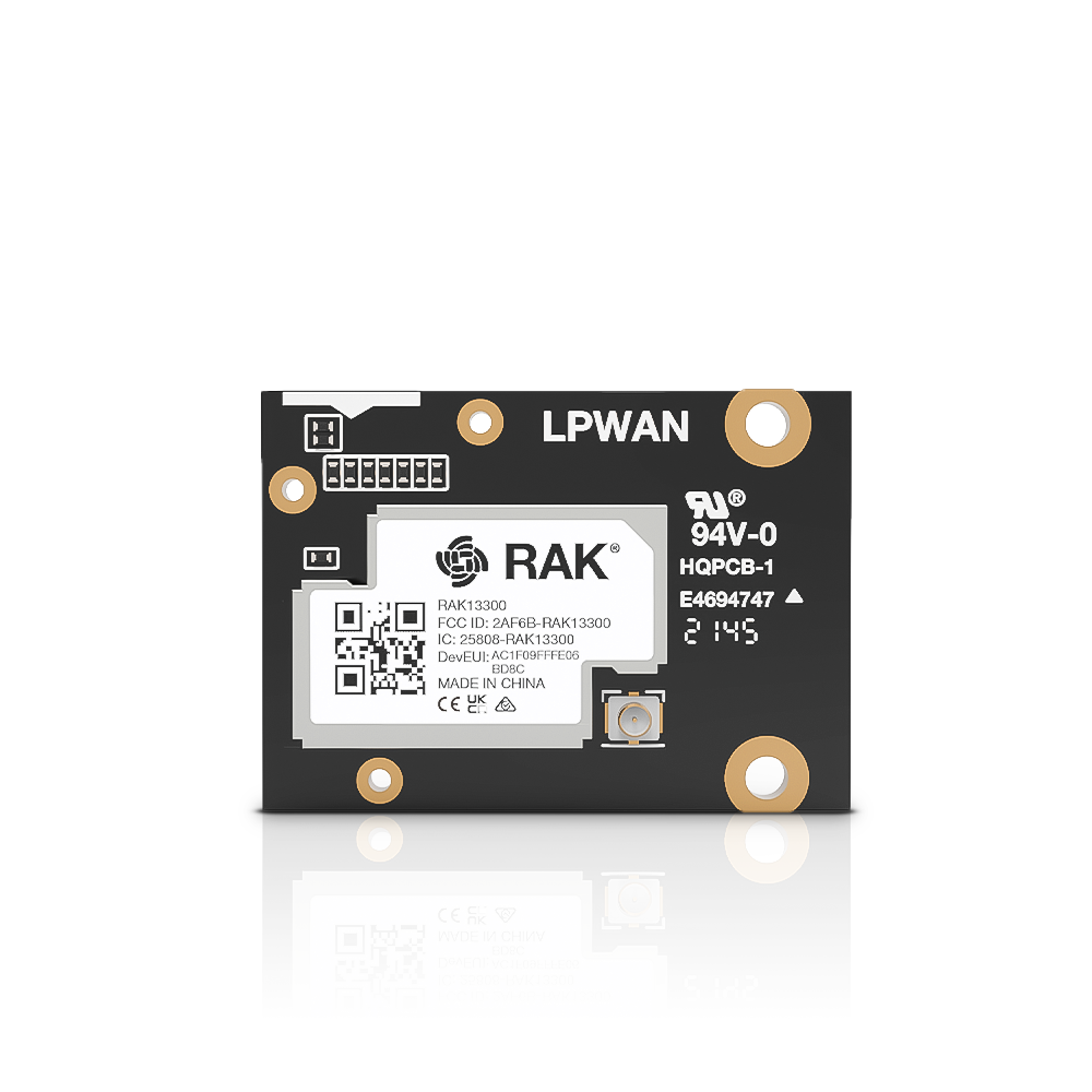 Módulo para LoRaWAN con Semtech LoRa Chip SX1262 RAK13300