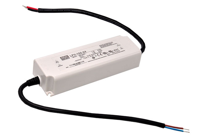 Driver LED Mean Well LPV-150-24 24VDC 151.2W 6.3A