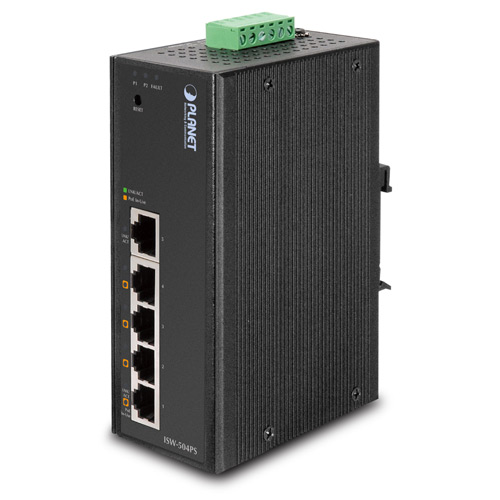 5-Port 10/100Mbps with 4-Port PoE Industrial Web Smart Ethernet Switch EOL