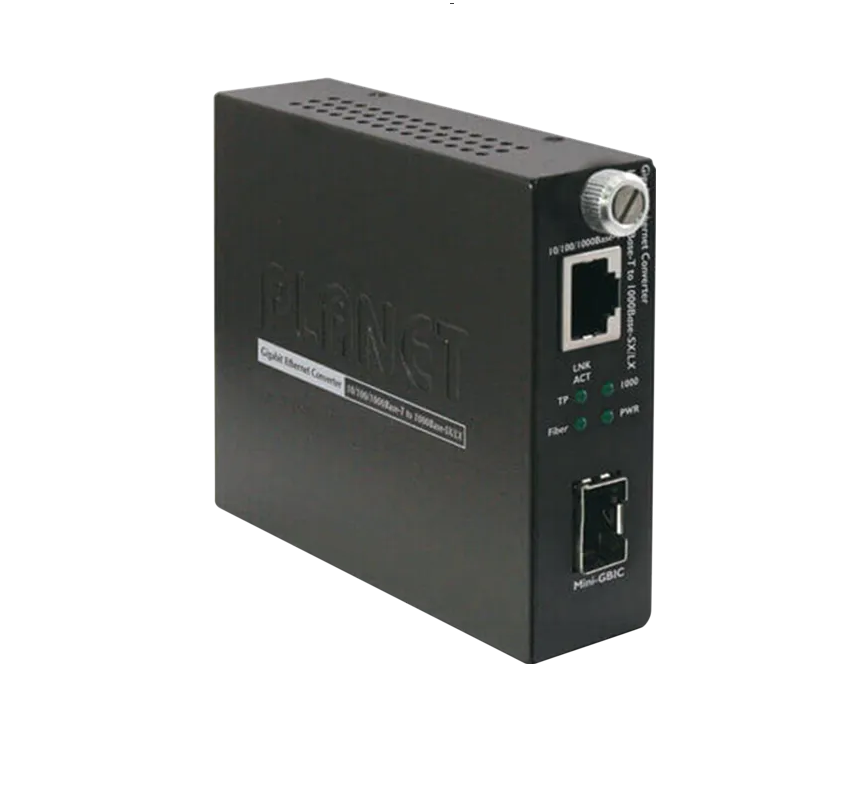 Conversor de Medios Inteligente 10/100/1000Base-T a 1000Base-SX SC,MM - 220/550 m.