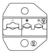 Cuña para terminales aislados, vitolas 0,5~6 mm2 utilizar con MT-336FM