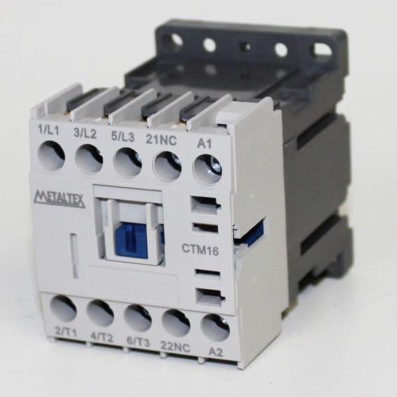 Mini Contactor 15A/AC3 Bobina 24VCC Auxiliar 1NC