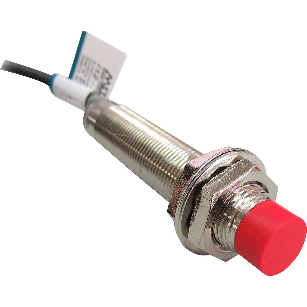 Sensor inductivo no rasado M12 SN: 4mm - AC 2 hilos - 1NC