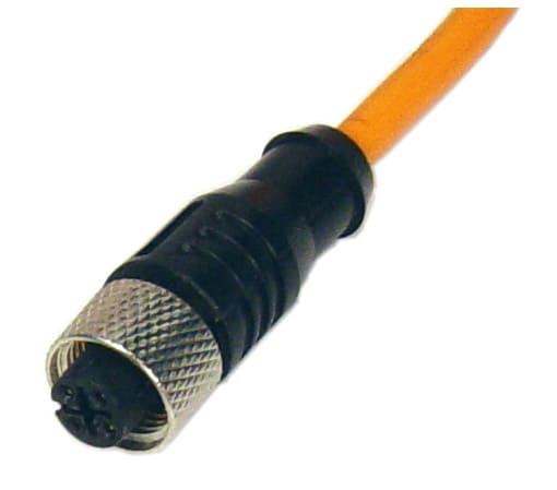 Cable con Conector M12 Recto 4 pines 2m