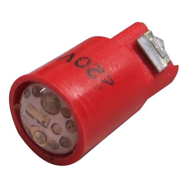 Lámpara LED para Botón P16 - 220V - rojo