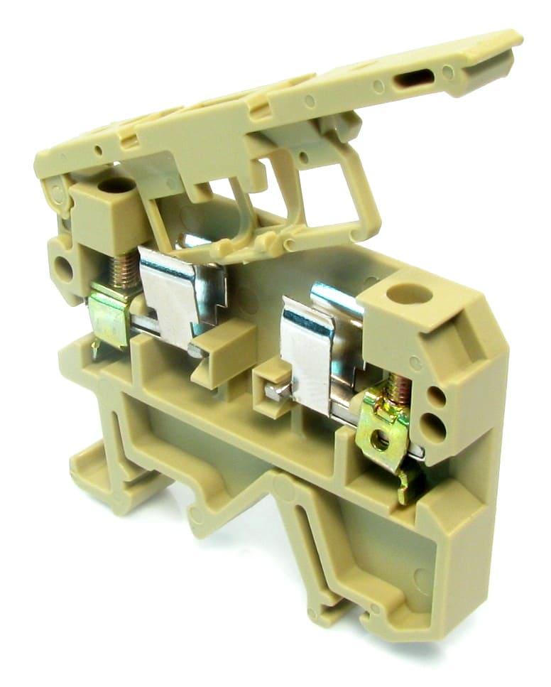 conector Portafusible Extraíble con Señalización Led 24V para riel TS32 y TS35