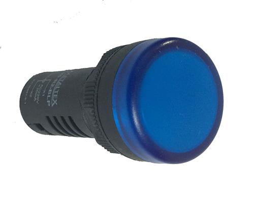 Piloto LED 22mm 110VCC/VCA Azul