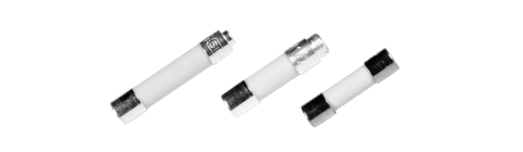 Fusible cerámico SIBA 1A, 250V, cilíndrico 5x25 mm,  tipo F (rápido), con indicador 