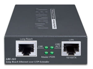 1-Port 10/100TX Ethernet over UTP Long Reach Ethernet Extender 