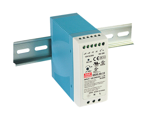 Fuente de poder Riel DIN 60W plástico MDR-60