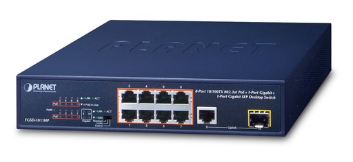 802.3at PoE+ Fast Ethernet Switch