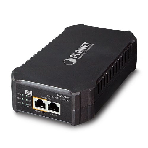 Inyector PoE++ Planet 802.3bt 95W (alimentación interna)