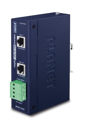 Splitter industrial IEEE 802.3at Gigabit de alta potencia a través de Ethernet