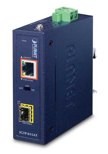 802.3at PoE+ Media Converter