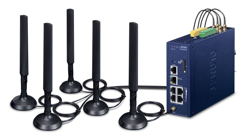 Gateway LoRaWAN+5G NR LCG-300-NR-US 2 DI/DO -40~75°C