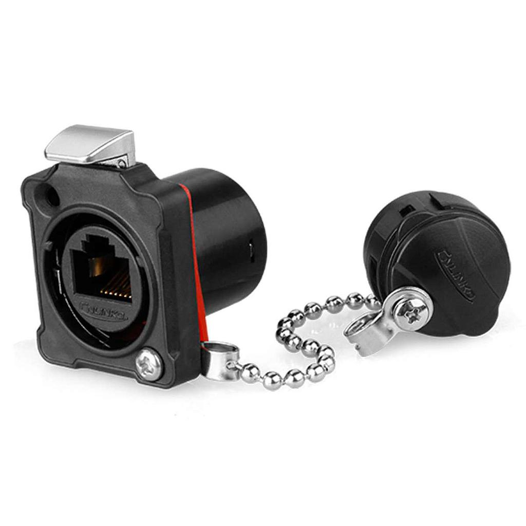 Conector BD-24 RJ45 socket a socket antipolvo