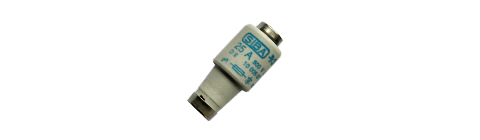 Fusible Diazed tamaño DII, 20A, curva gR (ultra rápido), marca SIBA, 500V