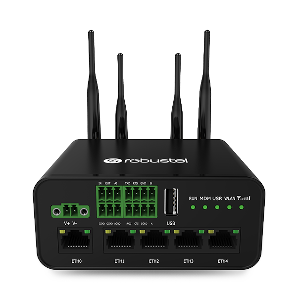 Router Robustel R1520 4G con Quectel EC25-AU y PoE
